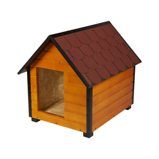 Insulated Dog House With Sharped Roof Bituminous Shingle Size 3 AtviPets, image 