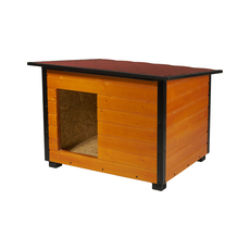 Insulated Dog House With Folding Roof Bituminous Shingle Size 3 AtviPets, image 