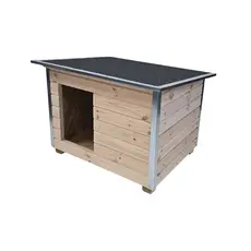 Cușcă Câine Natur, Talie Extra Mare, Izolată Termic, Protecții Anti Ros, Coțet Câine DLI4 Imagine 