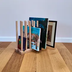 Raft Depozitare Arta si Materiale Imprimate (Inaltime 45cm / 17.72 in) Imagine 