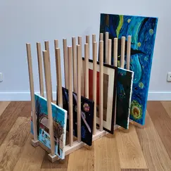 Raft Depozitare Arta si Materiale Imprimate (Inaltime 75 cm / 29.53 in) Imagine 