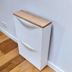 Blat Lemn Masiv Stejar Dulap Ikea Trones (W1) Natur Imagine 