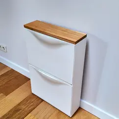 Blat Lemn Masiv Stejar Dulap Ikea Trones (W1) Ulei Incolor Imagine 