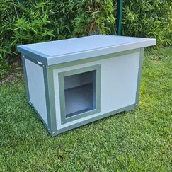 Cușcă Câine, Talie Mare, Panouri Metalice Izolate Termic, Coteț Câine DPI3 Imagine 