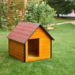 Cușcă Câine, Talie Extra Mare, Izolată Termic, Protecții Anti-Ros, Coteț Câine ASI4 Imagine 