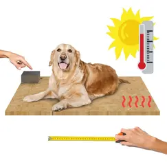 Încălzire Cușcă Câine, Prin Podea, La Comandă, Control Manual Imagine 