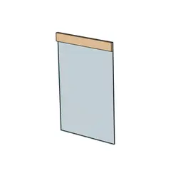 Perdea PVC Flexibil Natur Intrare Usa Cusca Caine Talie Extra Mare Imagine 