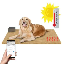 Incalzire Cusca Caine Talie Extra Mare Cu Hol Prin Podea Cu Control Wireless Din Telefon Imagine 