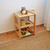 Montessori Toddler Toy Shelf for Toys and Books (H2 L1 R3) | Natural, image , 2 image
