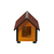 Insulated Dog House With Sharped Roof Bituminous Shingle Size 1 AtviPets, image , 2 image