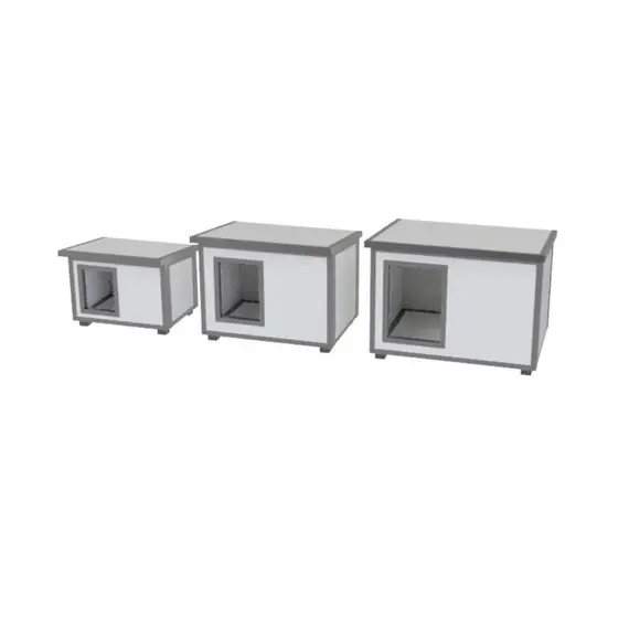 Cușcă Câine, Talie Mare, Panouri Metalice Izolate Termic, Coteț Câine DPI3 Imagine 8