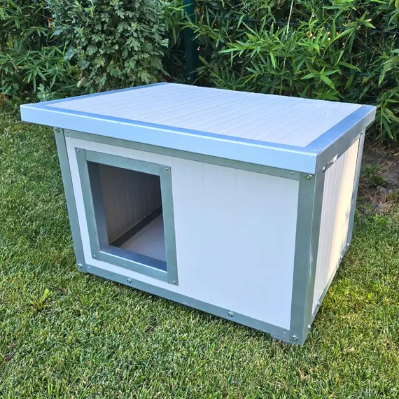 Cușcă Câine, Talie Mare, Panouri Metalice Izolate Termic, Coteț Câine DPI3 Imagine 3