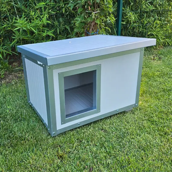 Cușcă Câine, Talie Medie, Panouri Metalice Izolate Termic, Coteț Câine DPI2 Imagine 