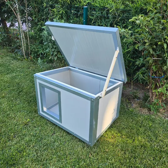 Cușcă Câine, Talie Medie, Panouri Metalice Izolate Termic, Coteț Câine DPI2 Imagine 6