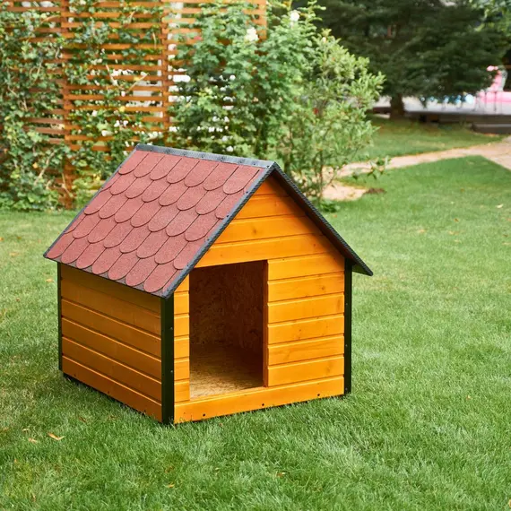 Cușcă Câine, Talie Extra Mare, Izolată Termic, Protecții Anti-Ros, Coteț Câine ASI4 Imagine 