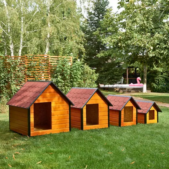 Cușcă Câine, Talie Extra Mare, Izolată Termic, Protecții Anti-Ros, Coteț Câine ASI4 Imagine 10