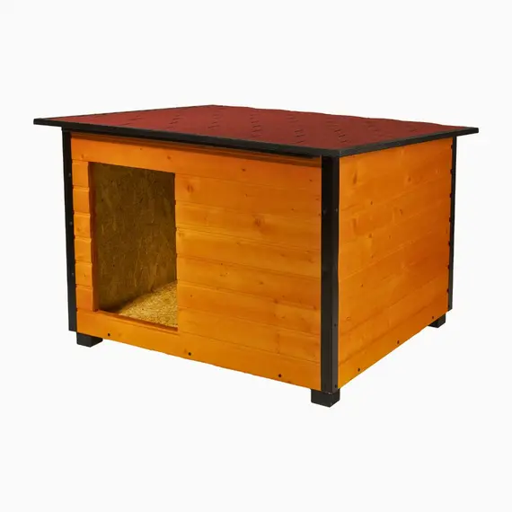 Cușcă Câine, Talie Extra Mare, Izolată Termic, Protecții Anti Ros, Coteț Câine DSI4, Talie: Talie Extra Mare, Compartimentare: Simplă Imagine 2