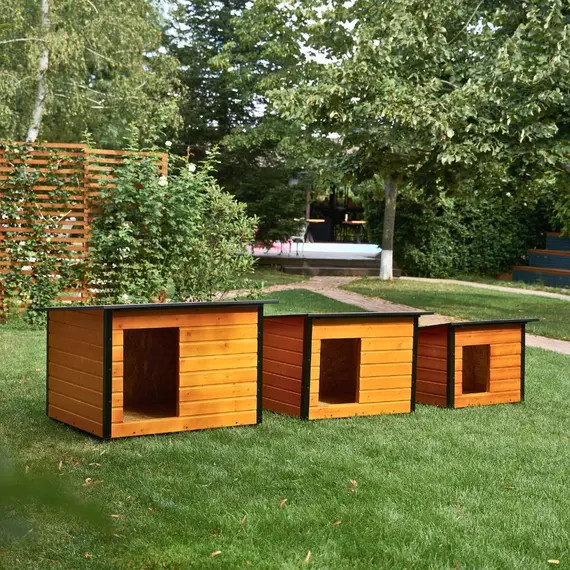 Cușcă Câine, Talie Extra Mare, Izolată Termic, Protecții Anti Ros, Coteț Câine DSI4, Talie: Talie Extra Mare, Compartimentare: Simplă Imagine 14