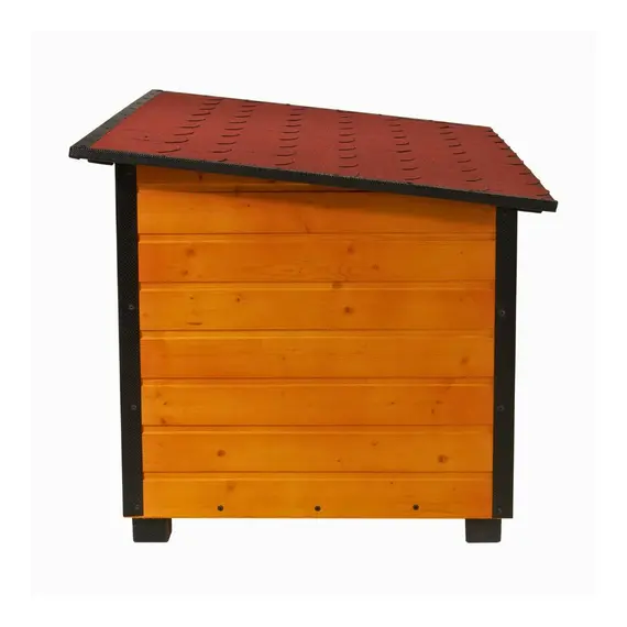 Cușcă Câine, Talie Mare, Cu Hol, Izolată Termic, Protecții Anti Ros, Coteț Câine DSI3-HOL Imagine 4