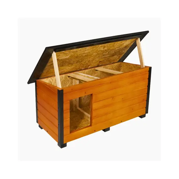 Cușcă Câine, Talie Medie, Cu Hol, Izolată Termic, Protecții Anti Ros, Coteț Câine DSI2-HOL Imagine 5