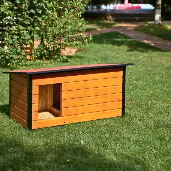 Cușcă Câine, Talie Medie, Cu Hol, Izolată Termic, Protecții Anti Ros, Coteț Câine DSI2-HOL Imagine 