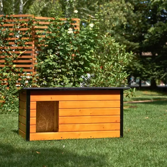 Cușcă Câine, Talie Medie, Cu Hol, Izolată Termic, Protecții Anti Ros, Coteț Câine DSI2-HOL Imagine 11