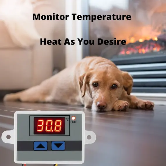 Încălzire Cușcă Câine, Talie Medie, Prin Podea, Control Manual Imagine 5