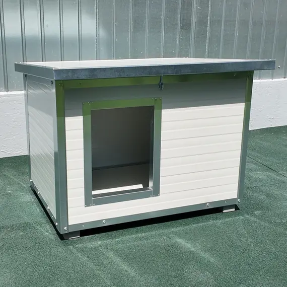 Cușcă Câine, Talie Mare, Panouri Metalice Izolate Termic, Coteț Câine DPI4-STUDIO-M3, Talie: Talie Mare, Compartimentare: Simplă Imagine 5