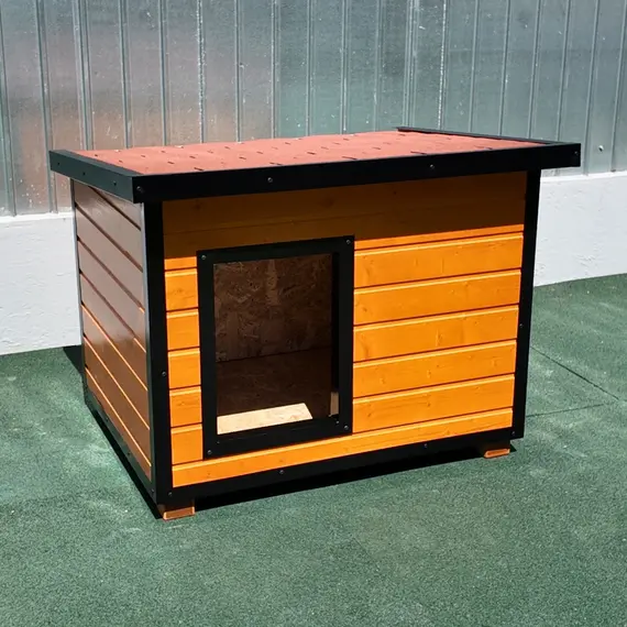 Cușcă Câine, Talie Medie, Izolată Termic, Protecții Anti Ros, Coteț Câine DSI2, Talie: Talie Medie, Compartimentare: Simplă Imagine 5