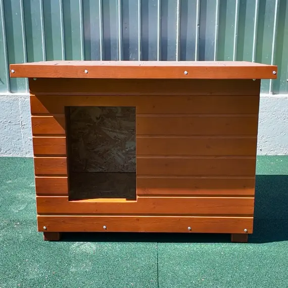 Cușcă Câine Elite Thermo, Talie Mare, Coteț Câine DLVI2-M3S (Finisaj Stejat Produs Unic) Imagine 4