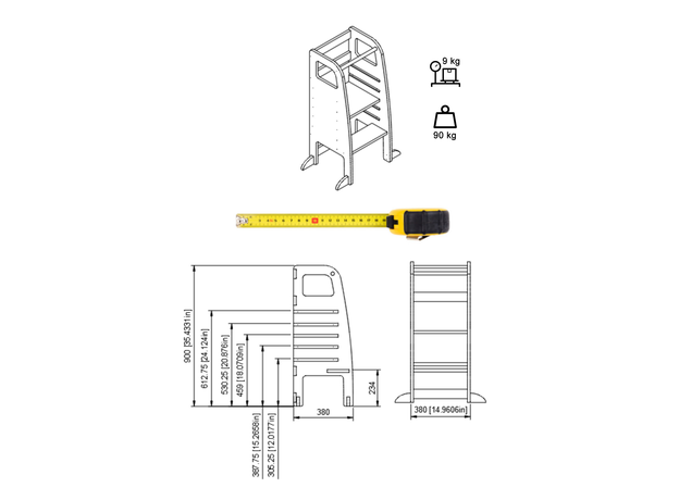 AtviKids Turn de Invatare / Learning Tower Roz, imagine _ab__is.image_number.default