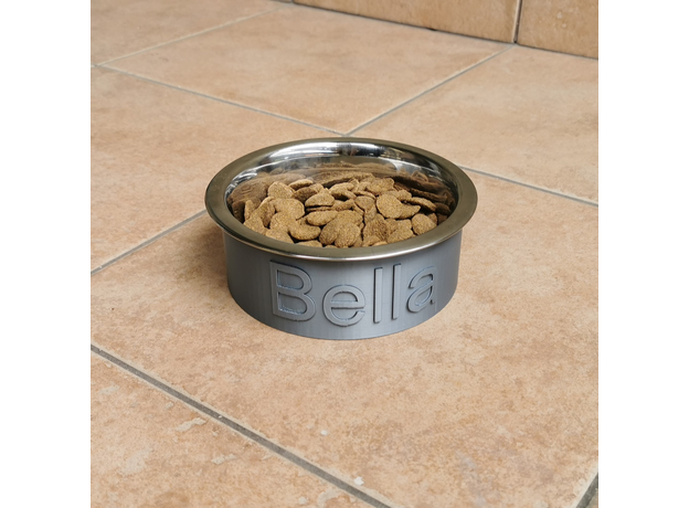 Custom 3D Printed Pet Bowl with Name (Size S) AtviPets, image , 4 image