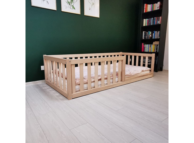 Pat Montessori cu Gard | Crib Bed - AtviKids, imagine _ab__is.image_number.default