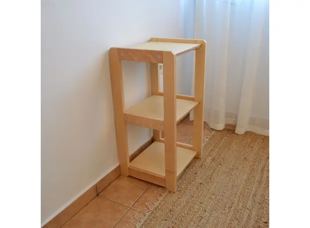 Raft Montessori pentru Copii Pentru Jucarii si Carti (H3 L1 R3) Imagine 6