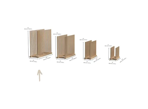Art Storage Rack And Printed Materials (Height 75 cm / 29.53 in), image , 7 image
