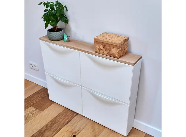 Blat Lemn Masiv Stejar Dulap Ikea Trones (W2) Natur Imagine 5
