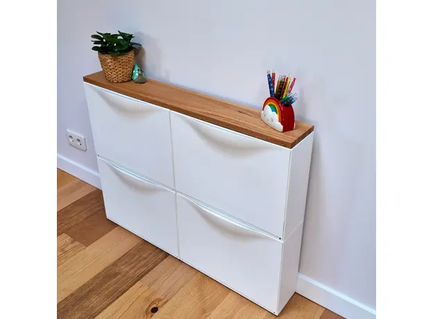 Blat Lemn Masiv Stejar Dulap Ikea Trones (W2) Ulei Incolor Imagine 5