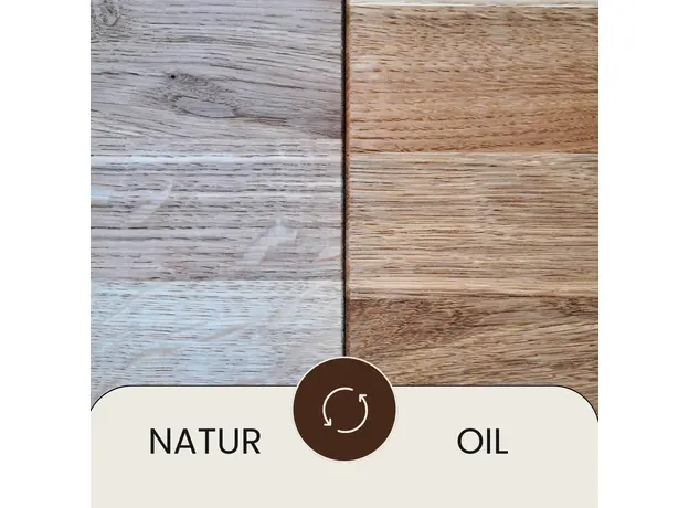 Blat Lemn Masiv Stejar Dulap Ikea Trones (W2) Natur Imagine 8