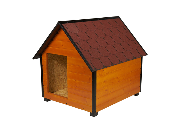 Insulated Dog House With Sharped Roof Bituminous Shingle Size 4 AtviPets, image 