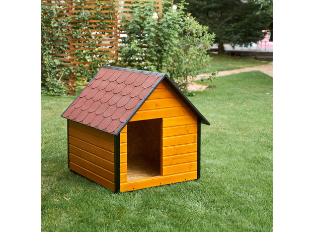 Insulated Dog House With Sharped Roof Bituminous Shingle Size 4 AtviPets, image , 7 image
