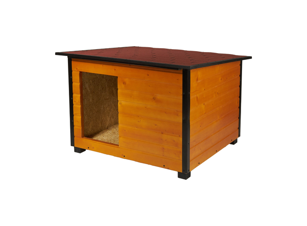 Insulated Dog House With Folding Roof Bituminous Shingle Size 4 AtviPets, image 
