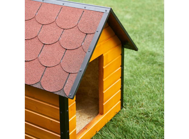 Insulated Dog House With Sharped Roof Bituminous Shingle Size 3 AtviPets, image , 9 image