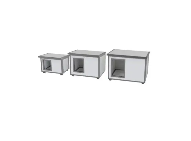 Cușcă Câine, Talie Medie, Panouri Metalice Izolate Termic, Coțet Câine DPI2 Imagine 7