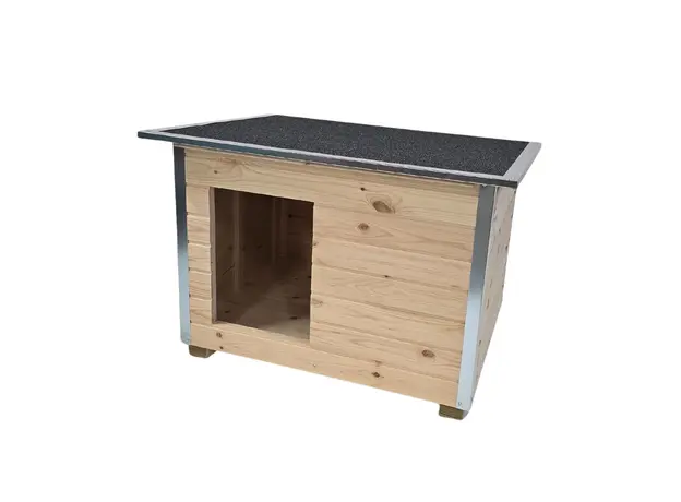 Cușcă Câine Natur, Talie Mare, Protecții Anti Ros, Coțet Câine DL3 Imagine 