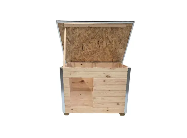 Cușcă Câine Natur, Talie Extra Mare, Protecții Anti Ros, Coțet Câine DL4 Imagine 5