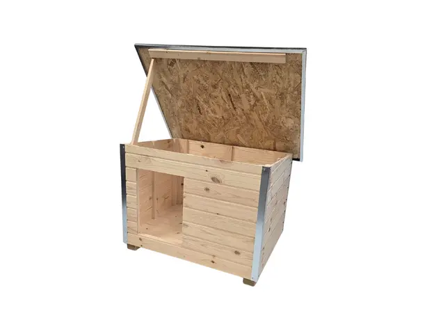 Cușcă Câine Natur, Talie Medie, Protecții Anti Ros, Coțet Câine DL2 Imagine 4