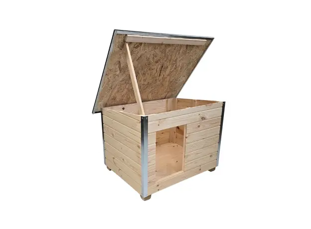 Cușcă Câine Natur, Talie Medie, Protecții Anti Ros, Coțet Câine DL2 Imagine 6