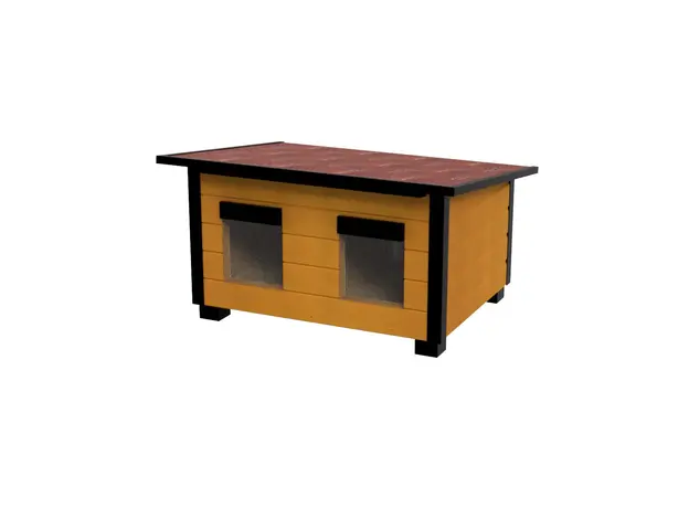 Cușcă Pisică Dublă, Izolată Termic, Cușcă Pisică Exterior PDSI2 Imagine 