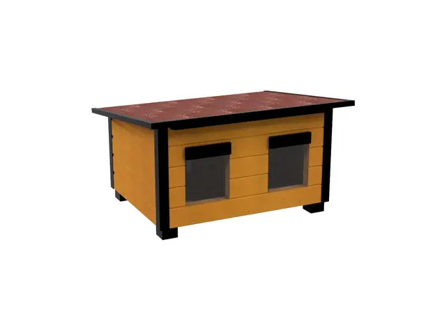 Cușcă Pisică Dublă, Izolată Termic, Cușcă Pisică Exterior PDSI2 Imagine 2