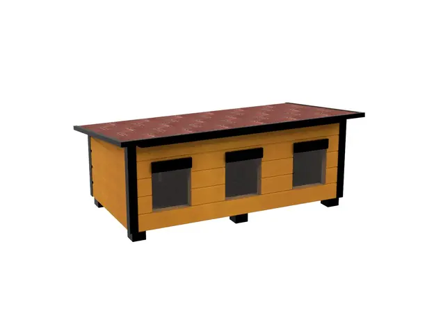 Cușcă Pisică Tripla, Izolată Termic, Cușcă Pisică Exterior PDSI3 Imagine 2